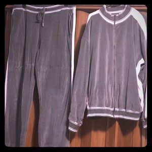 Velour suit